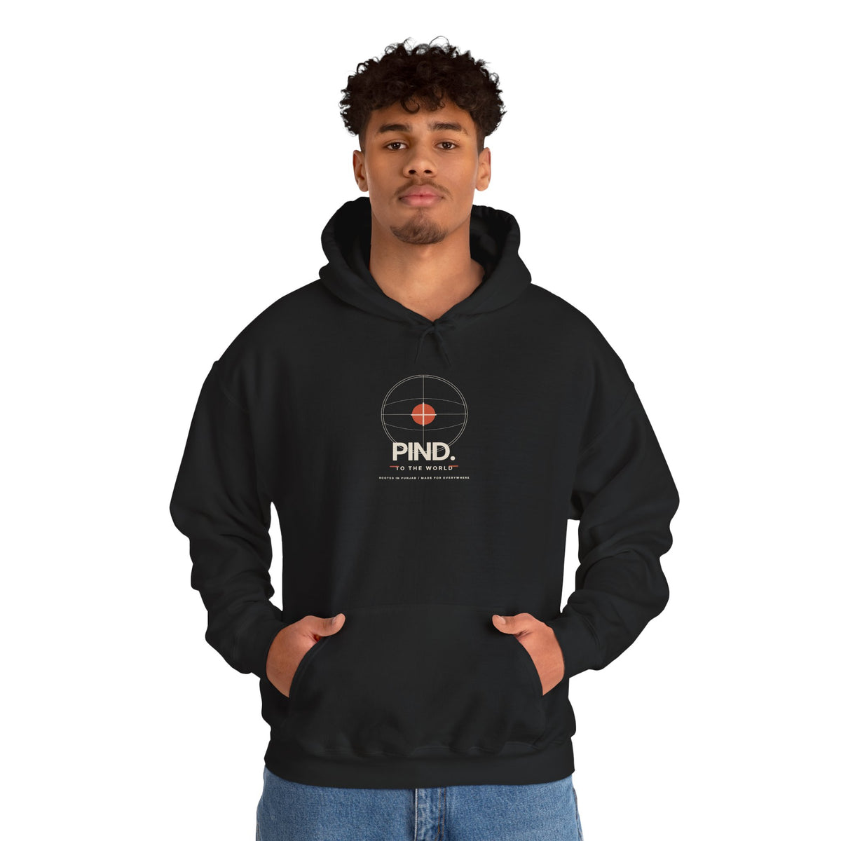 PIND. Minimalist Basketball Graphic Hoodie