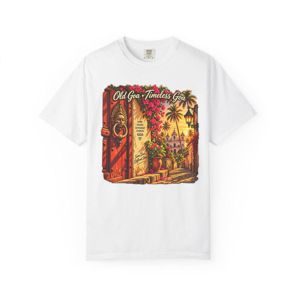 Additional view of Mai Bas Konkani Garment-Dyed T-Shirt — Goa (2)