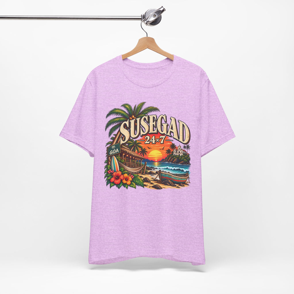 Susegad 24x7 Goa Sunset Jersey T-Shirt