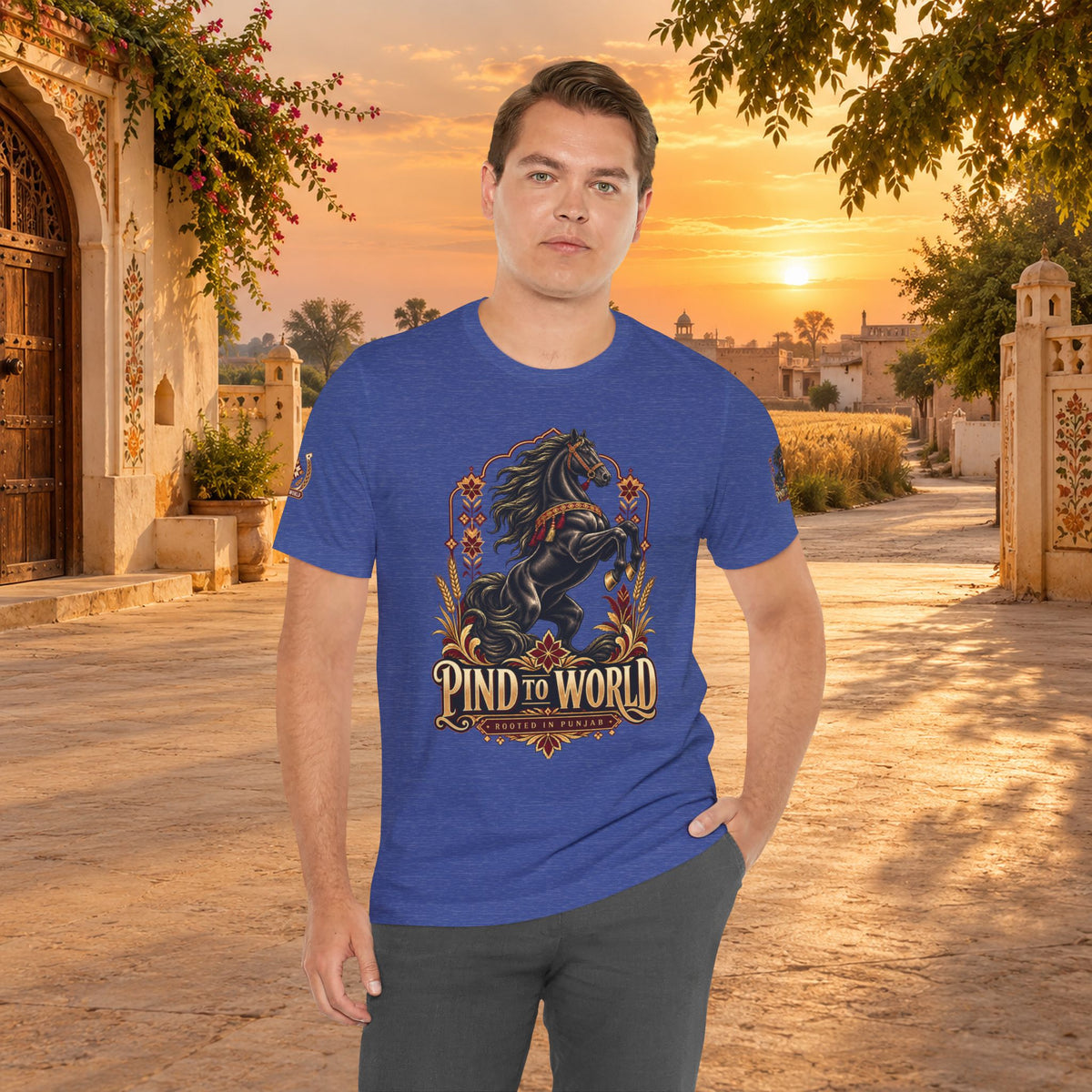 Pind to World Horse Graphic Tee
