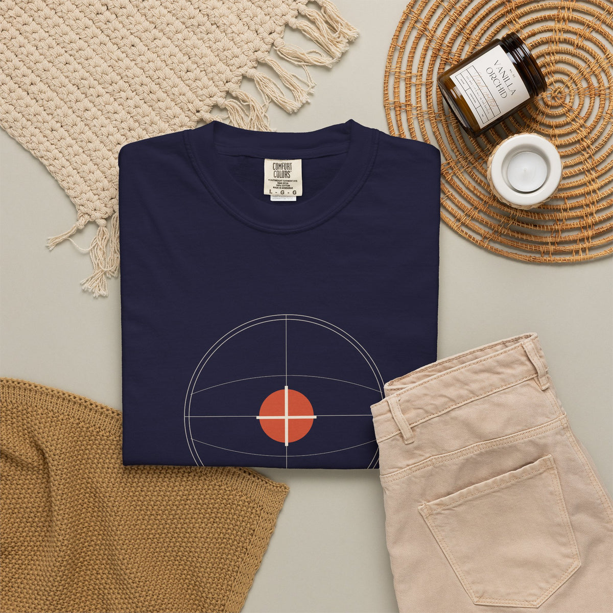 PIND. Punjabi Heritage Graphic T-Shirt | Garment-Dyed Tee