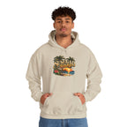 Susegad Squad Hoodie | Tropical Goan Sunset Graphic