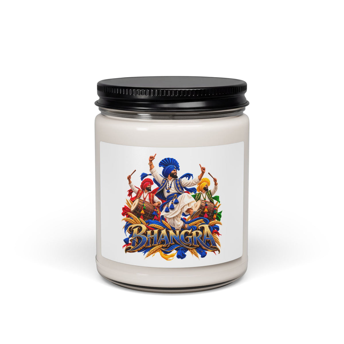 Bhangra Scented Soy Candle – 9oz Aromatic Jar (Dance-Inspired Fragrance) — product image 5
