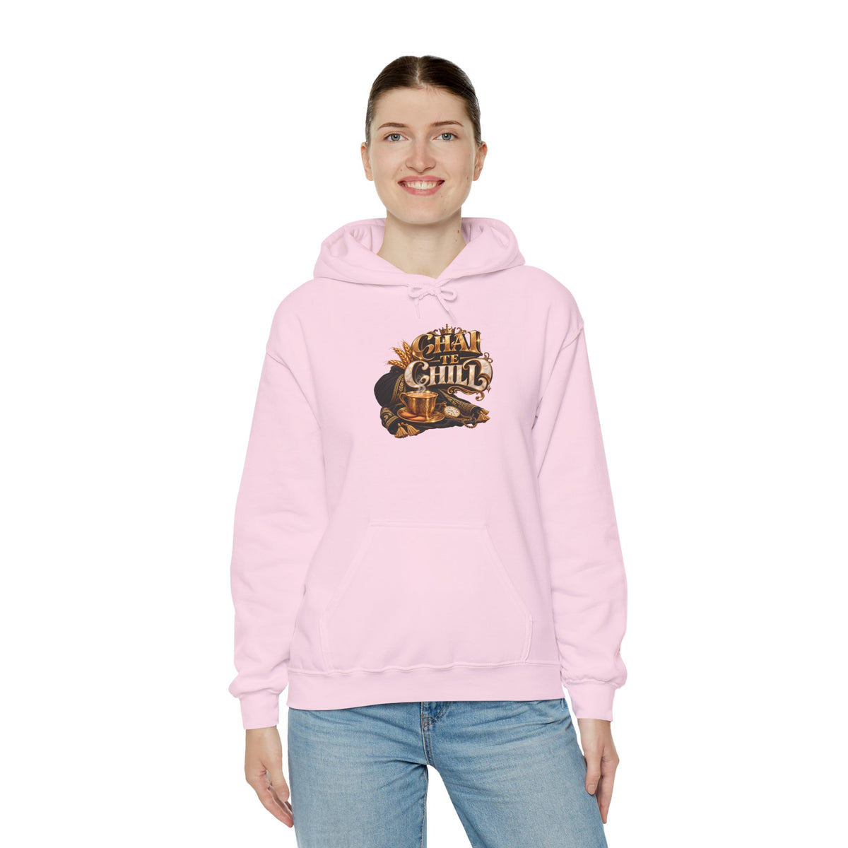 The Chill Coffee Graphic Hoodie | Autumn Leaves Pullover