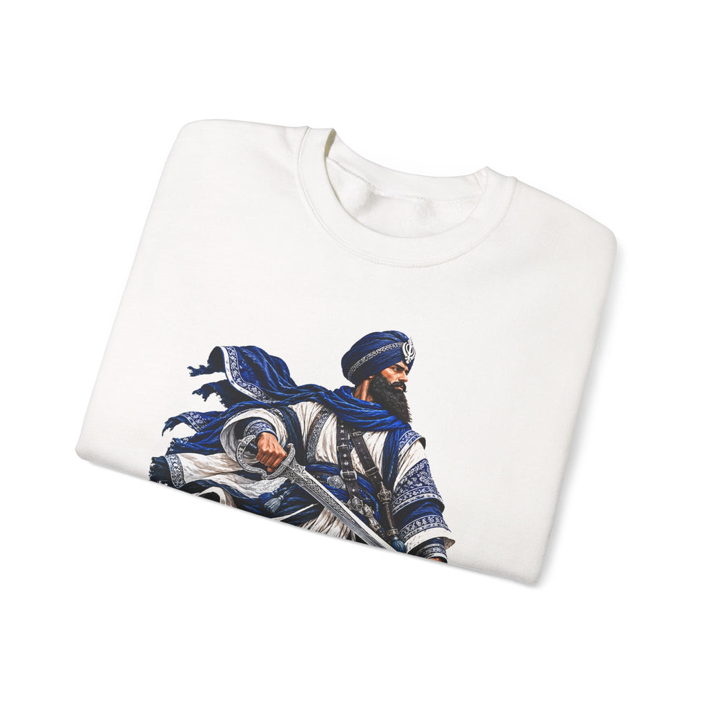 Sardar Warrior Sikh-Inspired Graphic Crewneck Sweatshirt