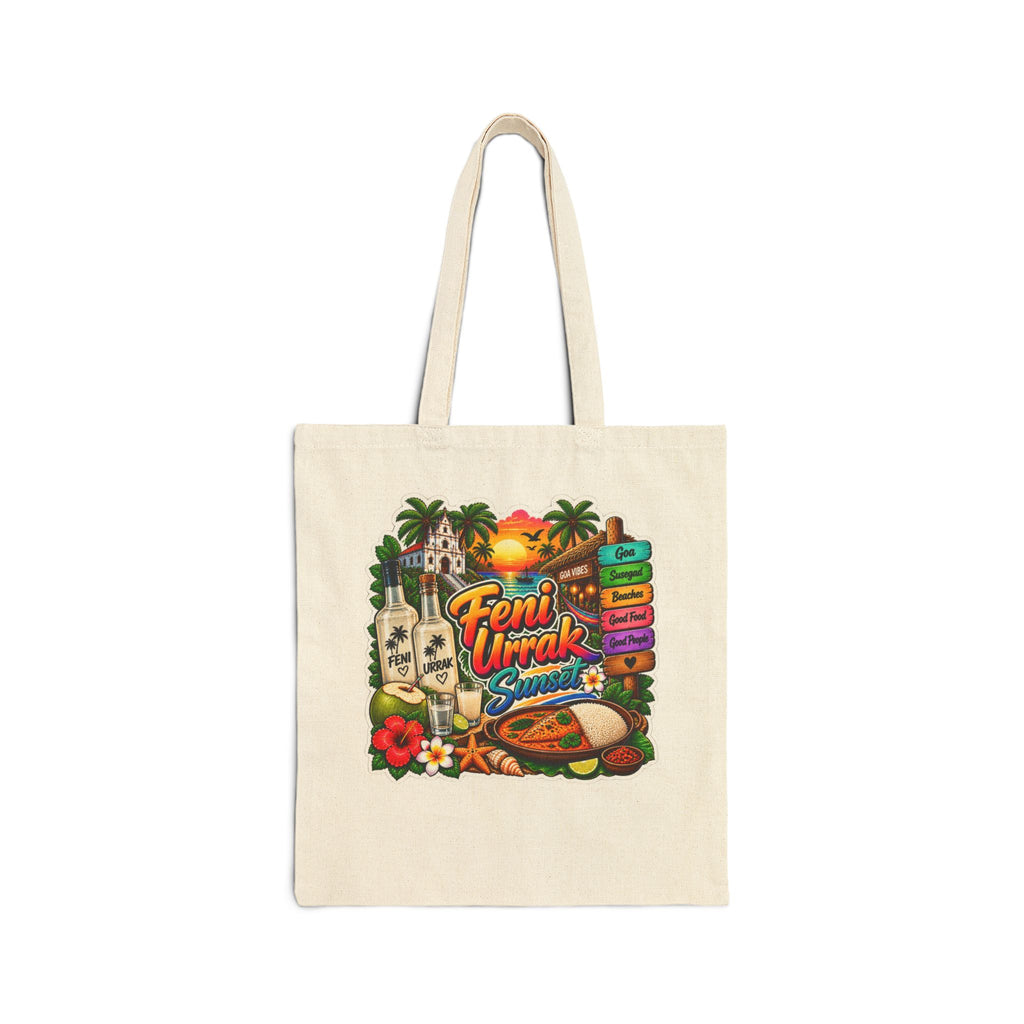 Additional view of Susegad 24x7 — Goan Heritage Cotton Canvas Tote Bag (2)