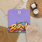 Born in Goa Graphic Tee | Garment-Dyed Cotton T-Shirt