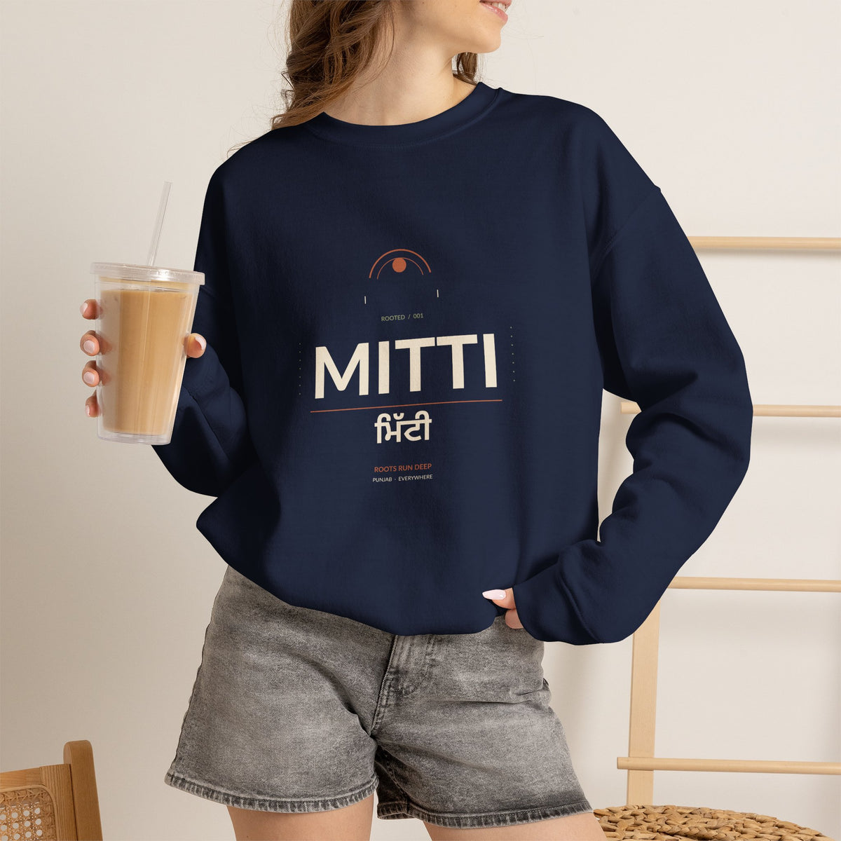 Mitti Minimalist Logo Crewneck Sweatshirt