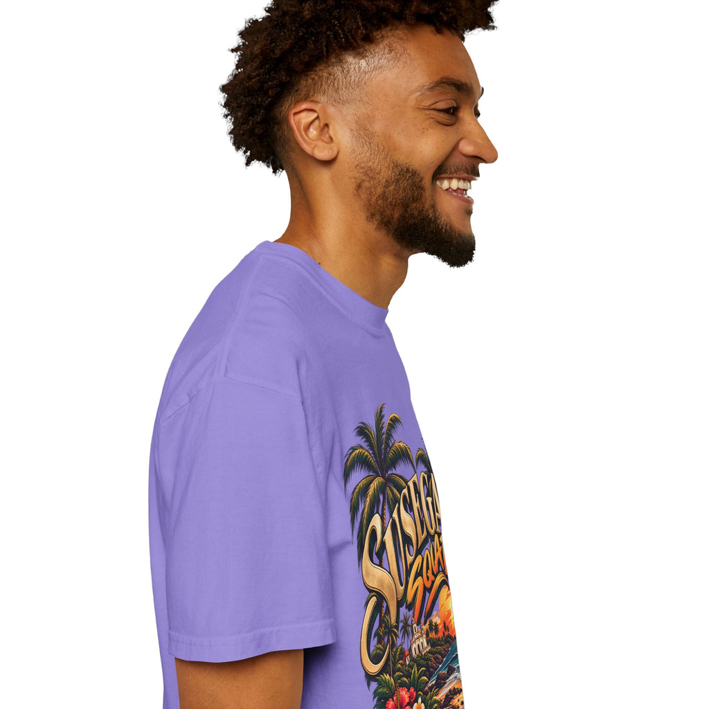 Susegad Squad Sunset Garment-Dyed T-Shirt