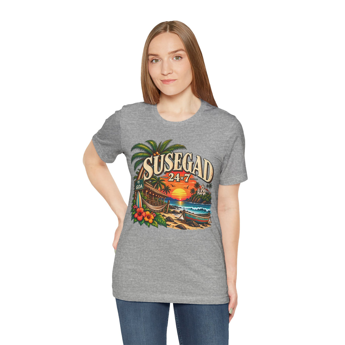 Susegad 24x7 Goa Sunset Jersey T-Shirt