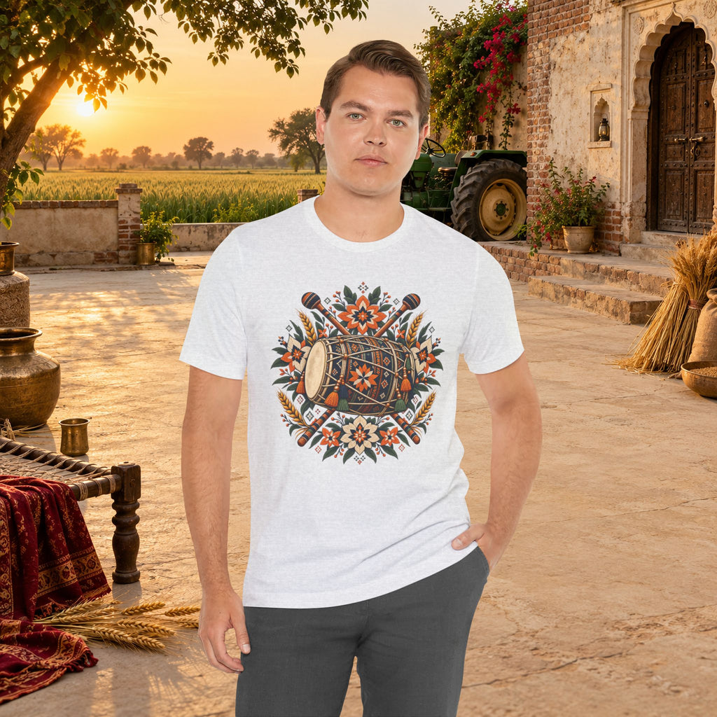 Boho Folk Drum Mandala T-Shirt