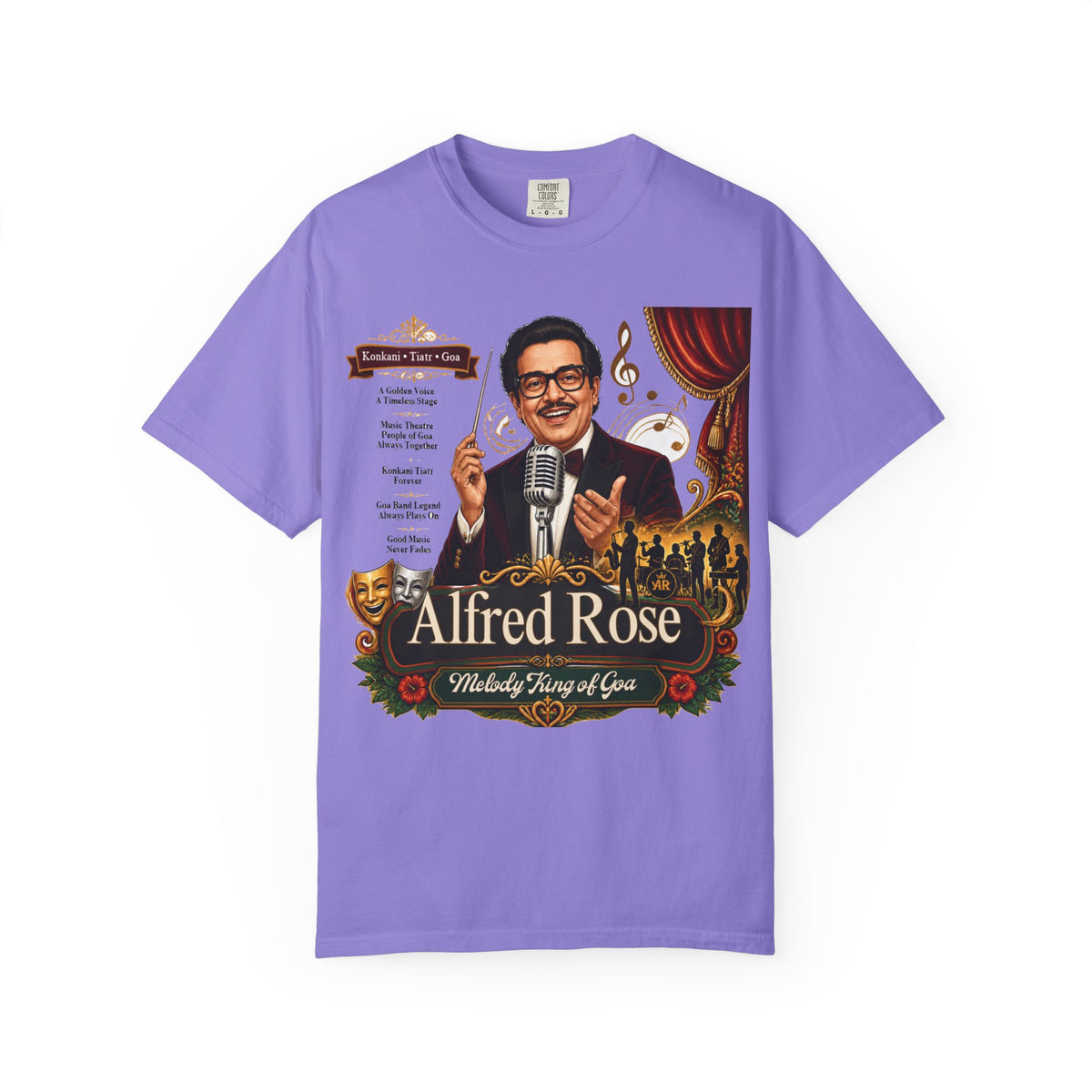 Alfred Rose Garment-Dyed T-Shirt | Vintage Music