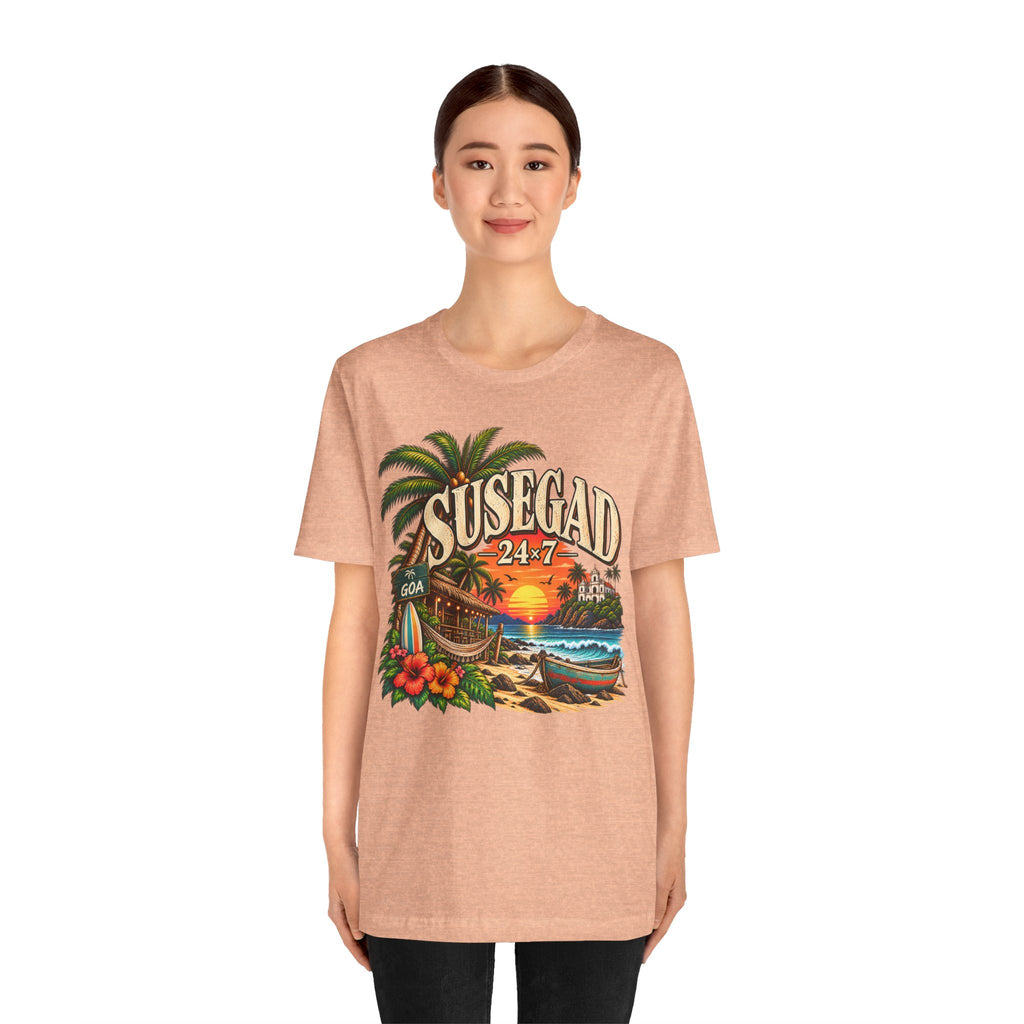 Susegad 24x7 Goa Sunset Jersey T-Shirt