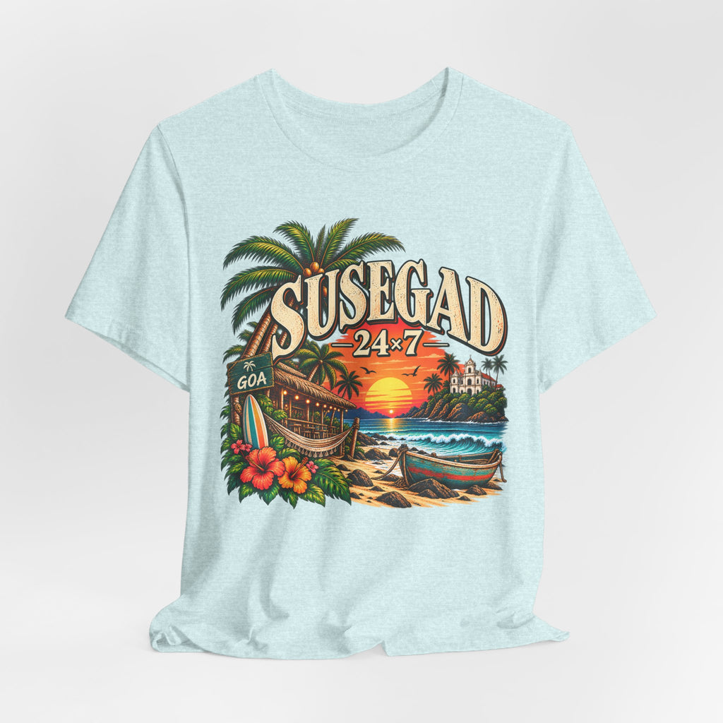 Susegad 24x7 Goa Sunset Jersey T-Shirt