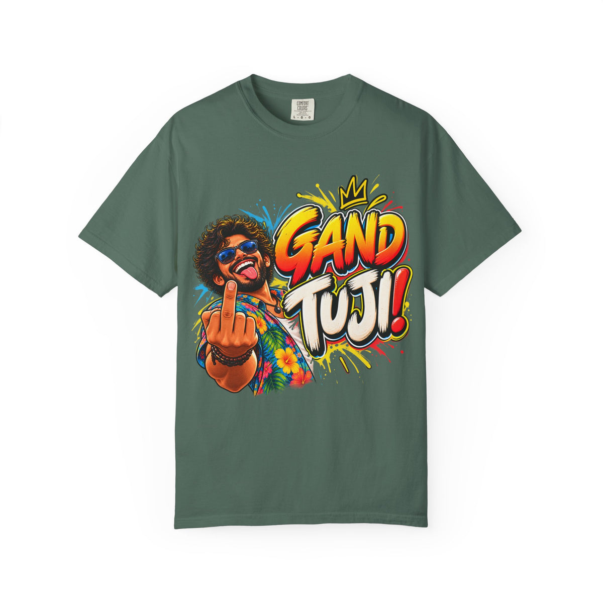 Gand Tuji! – Goan Heritage Garment-Dyed T-Shirt — product image 6