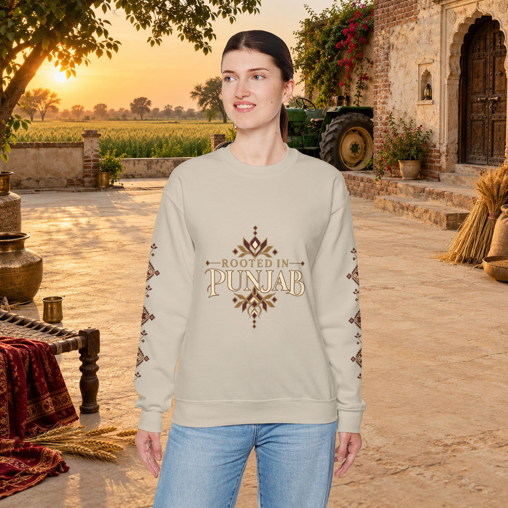 Rooted in Punjab Heritage Crewneck Sweatshirt