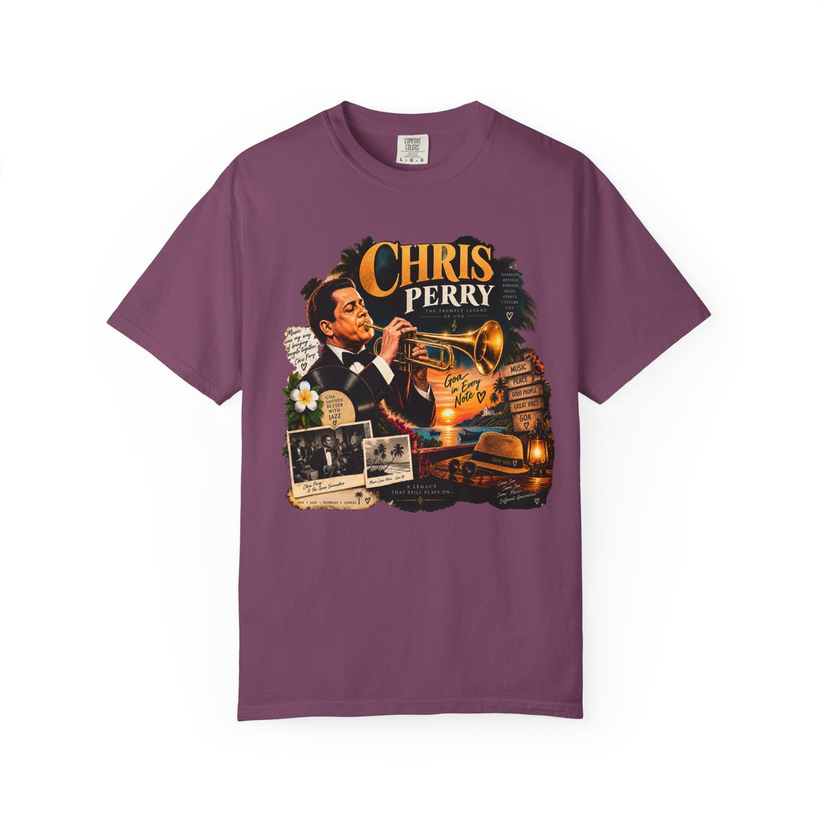 Chris Perry Vintage Jazz Garment-Dyed T-Shirt