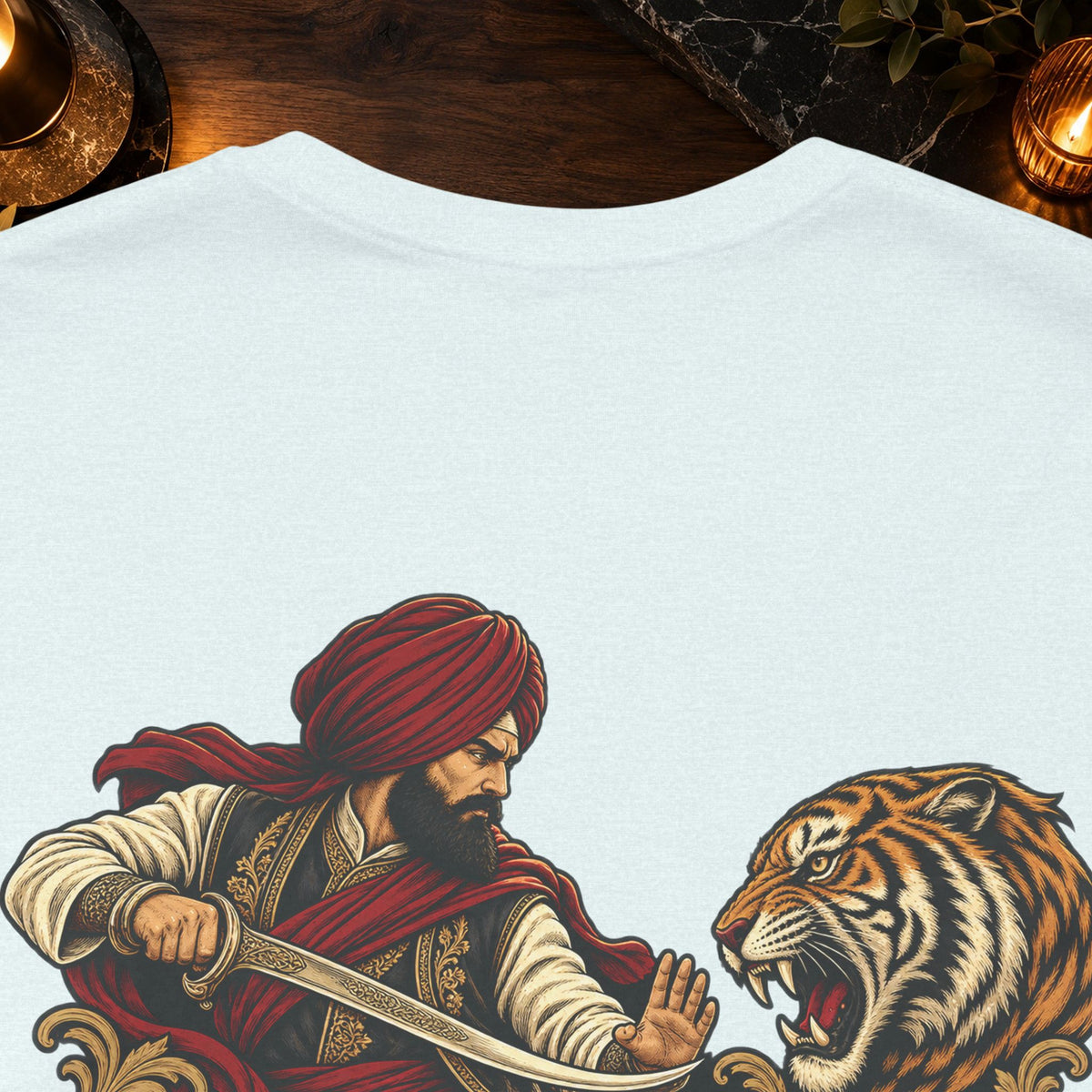 Nidar Viking Tiger Graphic T-Shirt