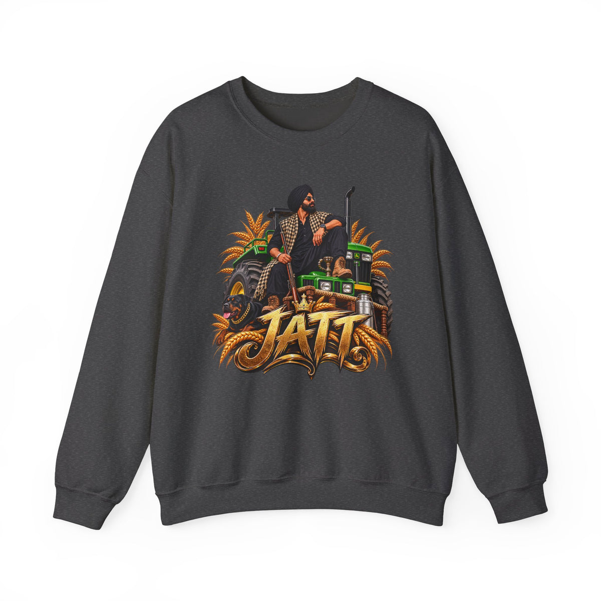 JATT Tractor Graphic Crewneck | Punjabi Heritage Sweatshirt