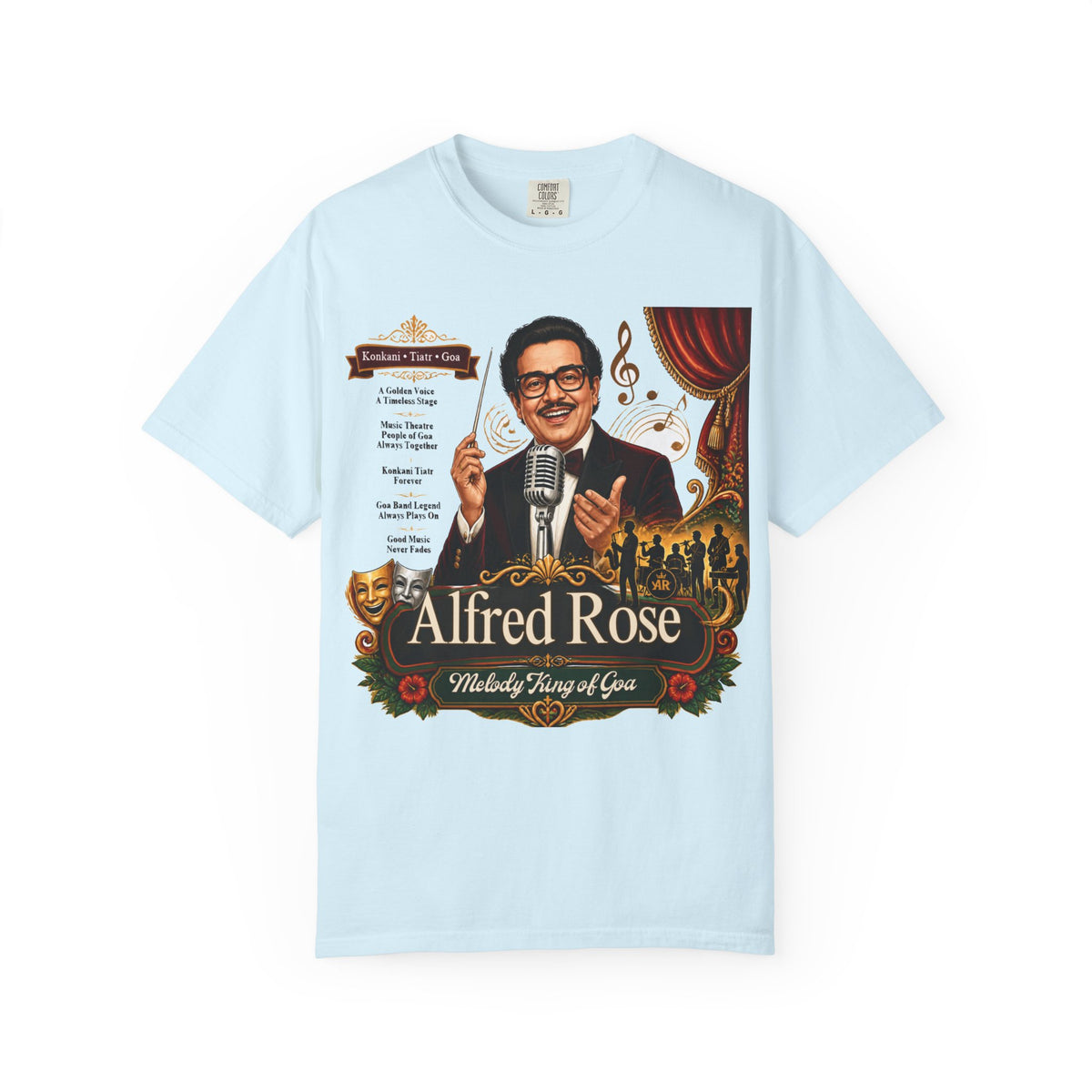 Alfred Rose Garment-Dyed T-Shirt | Vintage Music