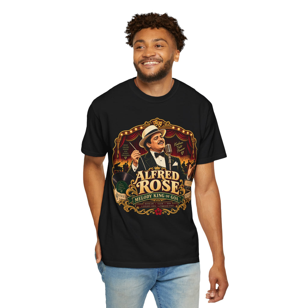 Alfred Rose Vintage Goan Music Graphic T-Shirt