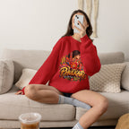 Phulkari-Inspired Floral Crewneck Sweatshirt | Punjabi Art
