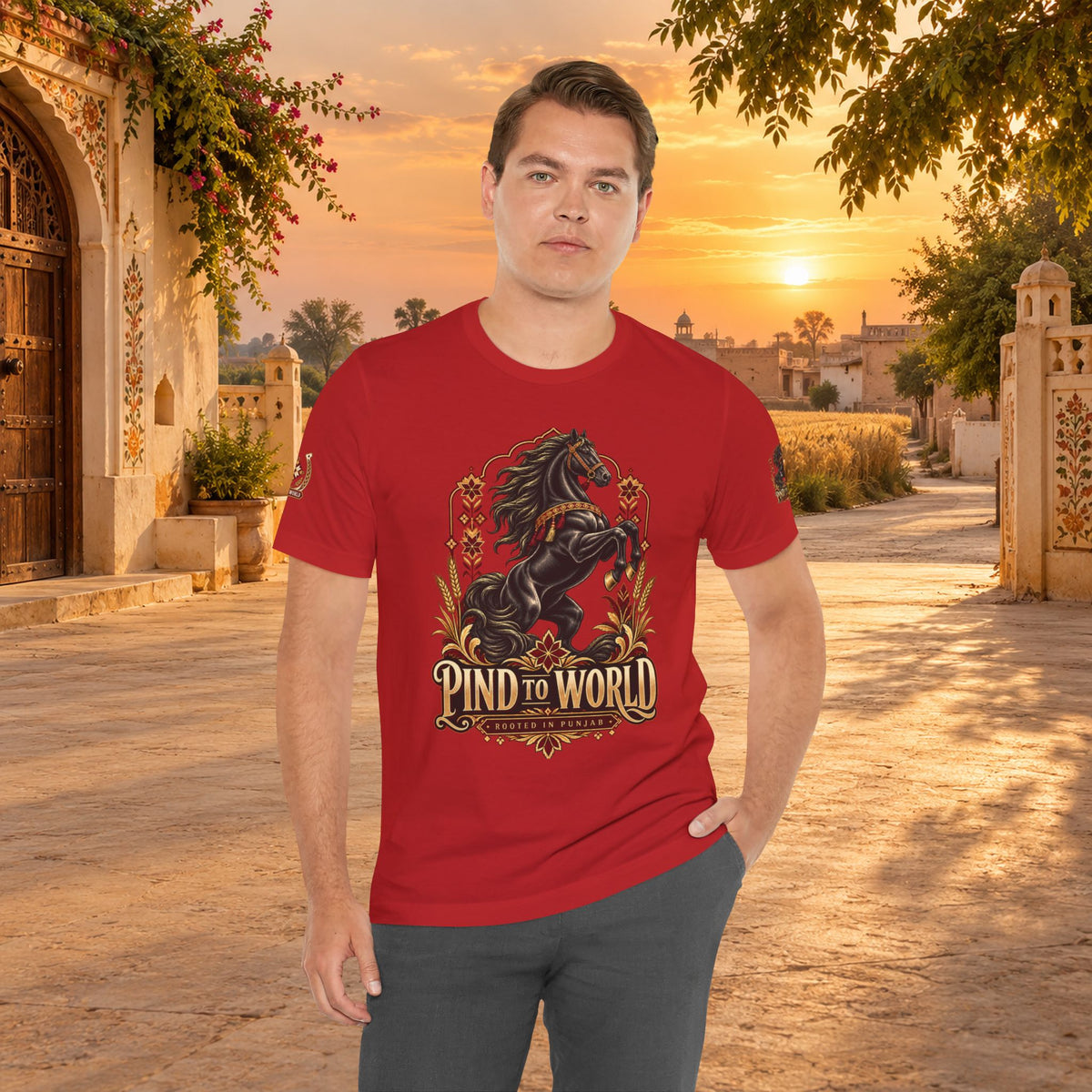 Pind to World Horse Graphic Tee