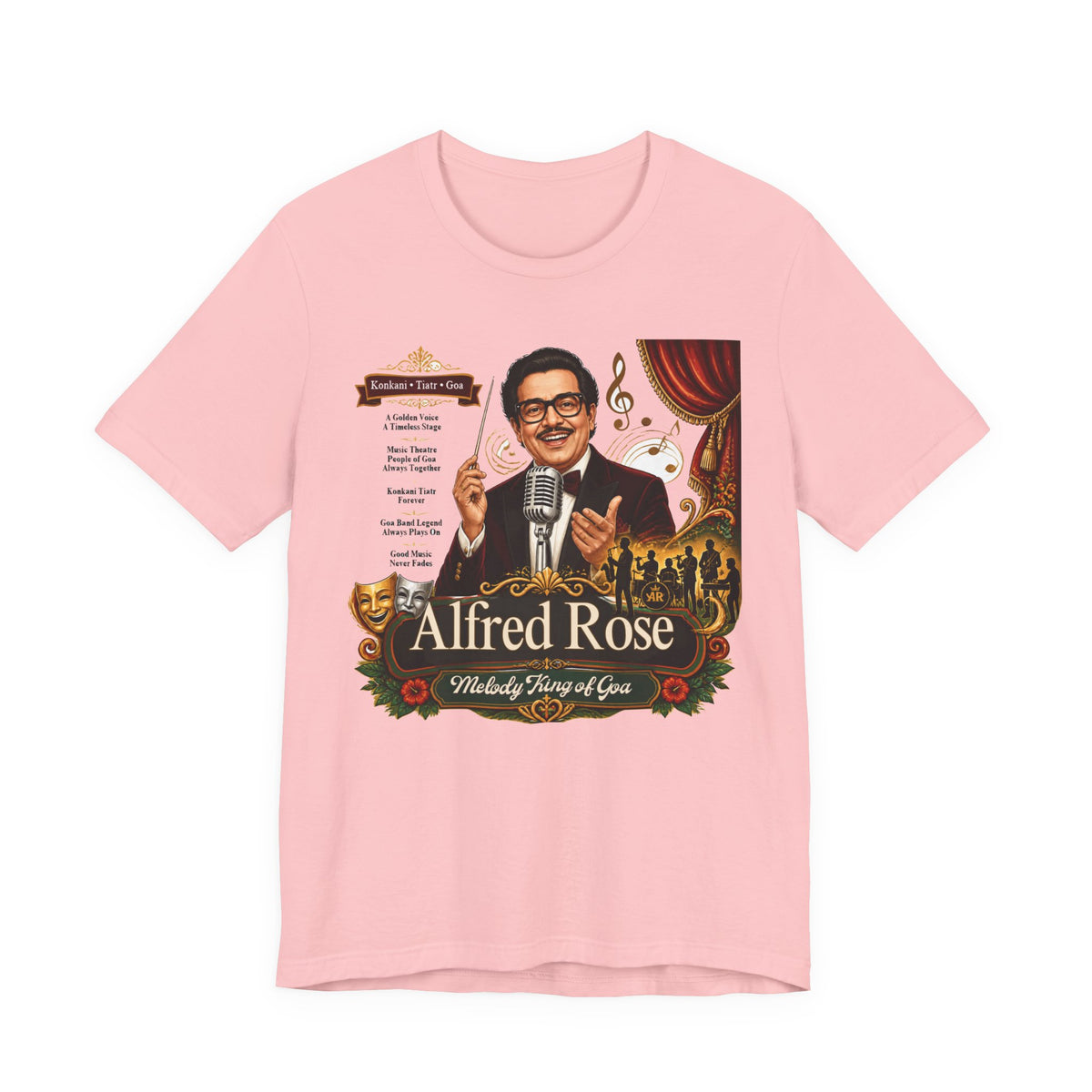 Alfred Rose Graphic T-Shirt | Retro Goan Music