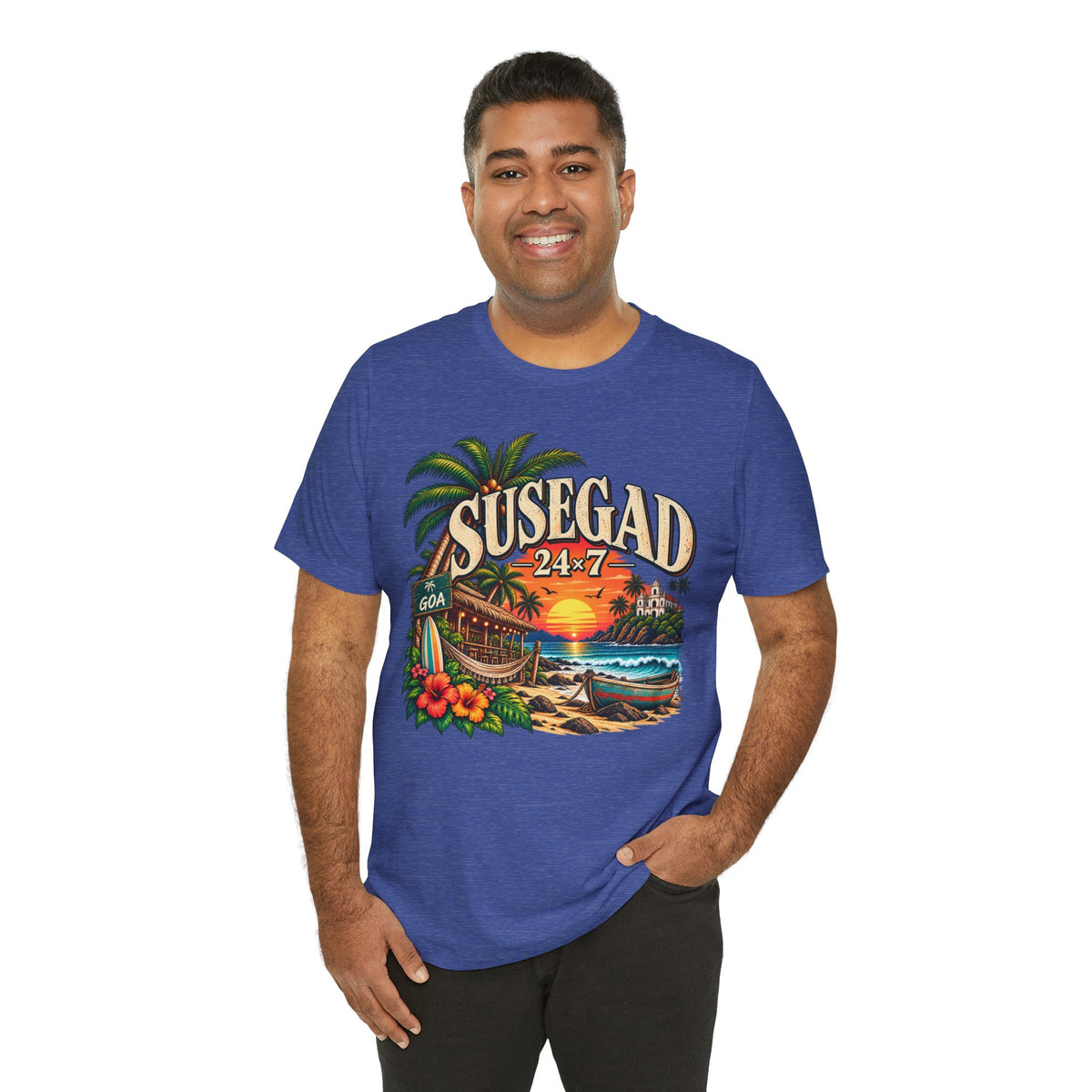 Susegad 24x7 Goa Sunset Jersey T-Shirt