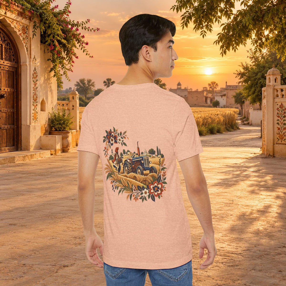 Boho Folk Drum Mandala T-Shirt