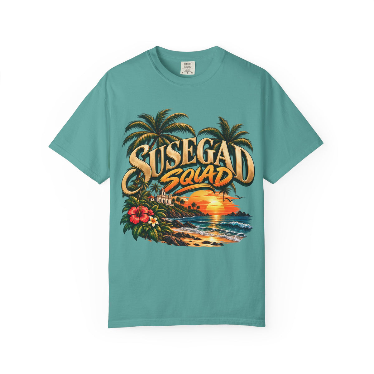 Susegad Squad Sunset Garment-Dyed T-Shirt