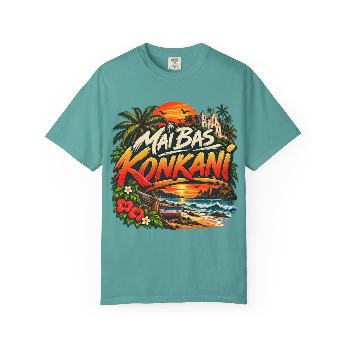 Mai Bas Konkani Sunset T-Shirt | Goan Heritage
