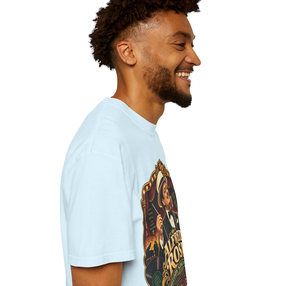 Alfred Rose Vintage Goan Music Graphic T-Shirt