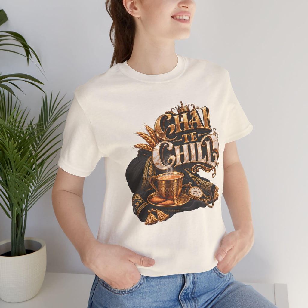 Chai Te Chilli T-Shirt — Vintage Indian Tea Design