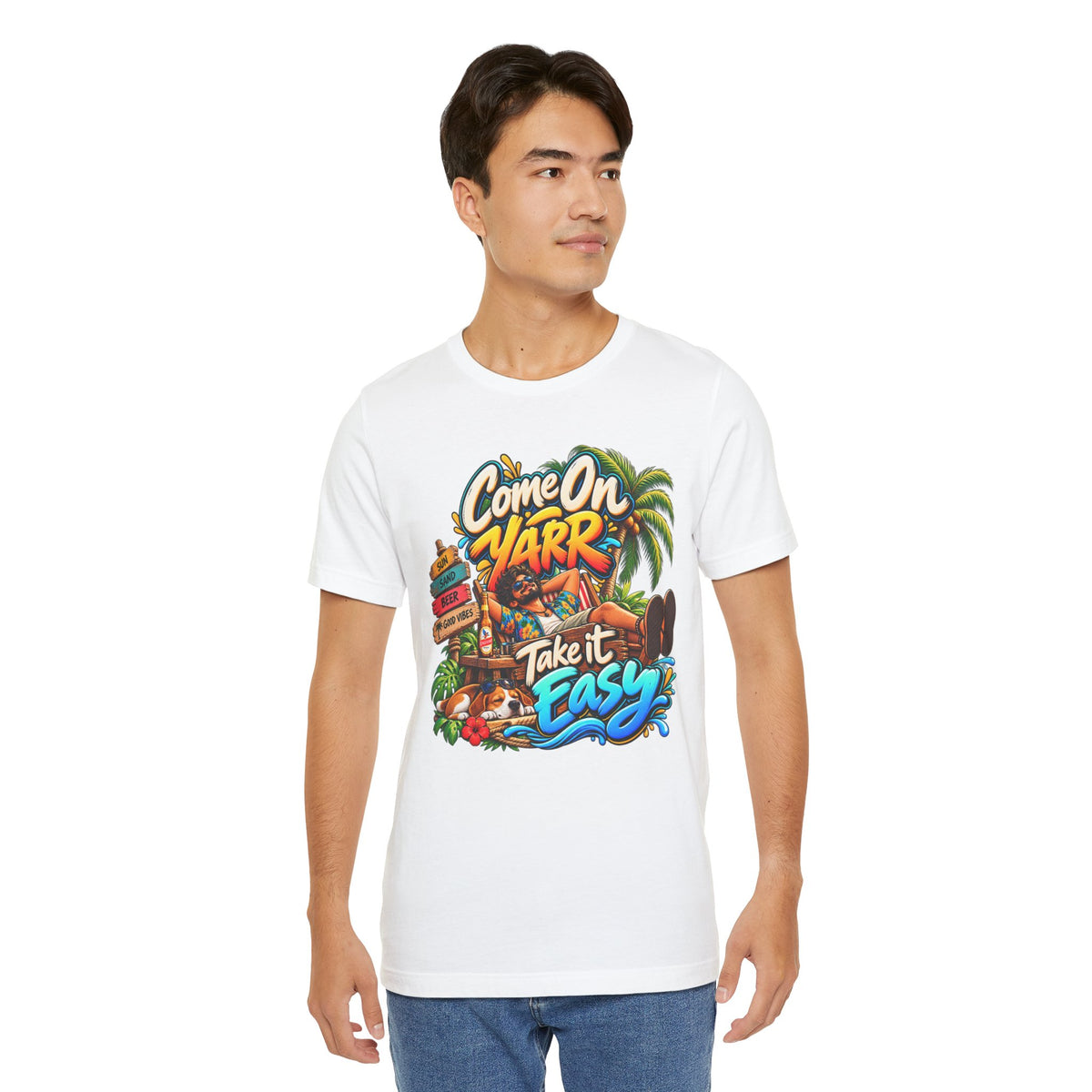 COME ON YARR / TAKE IT EASY Jersey T-Shirt