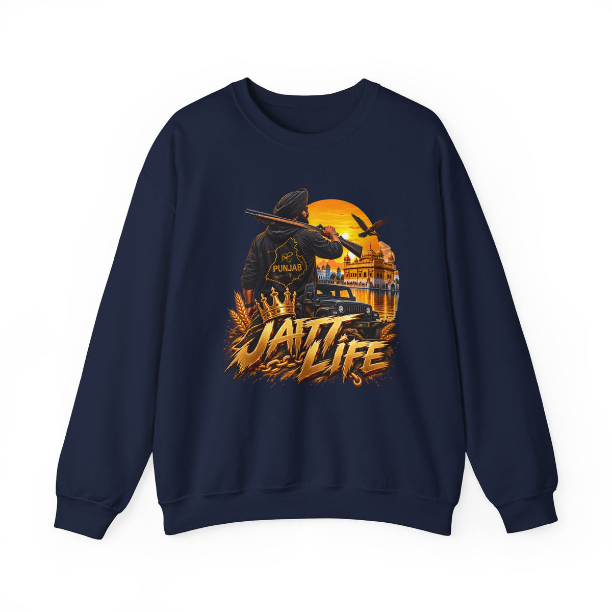 Jail Life Crewneck Sweatshirt – Retro Prison Escape Graphic Pullover — product image 5
