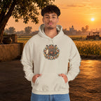 Bohemian Folk Art Drum Hoodie