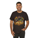 Desi Motorcycle Graphic Tee – Retro Biker India Pride T-Shirt
