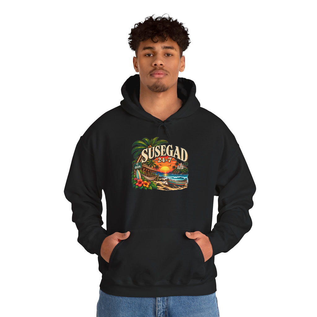 Susegad 24x7 Tropical Sunset Hoodie