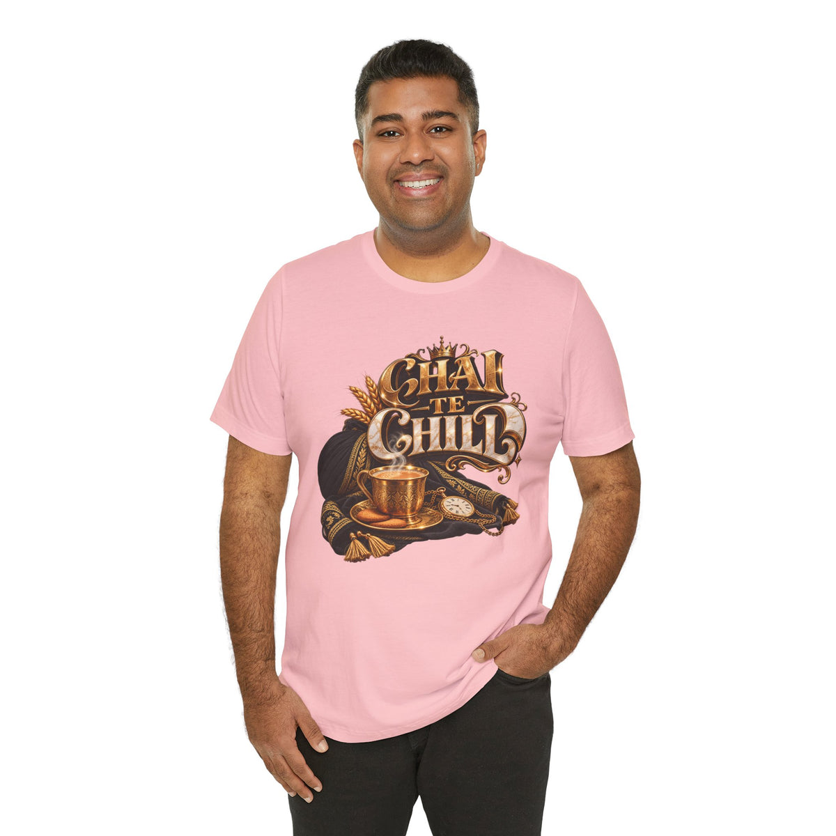 Chai Te Chilli T-Shirt — Vintage Indian Tea Design