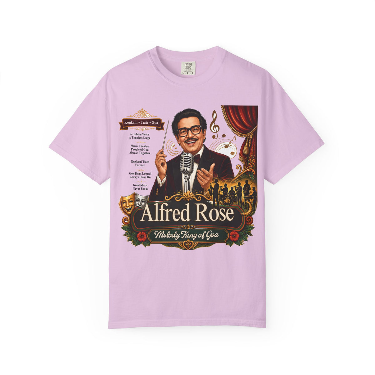 Alfred Rose Garment-Dyed T-Shirt | Vintage Music