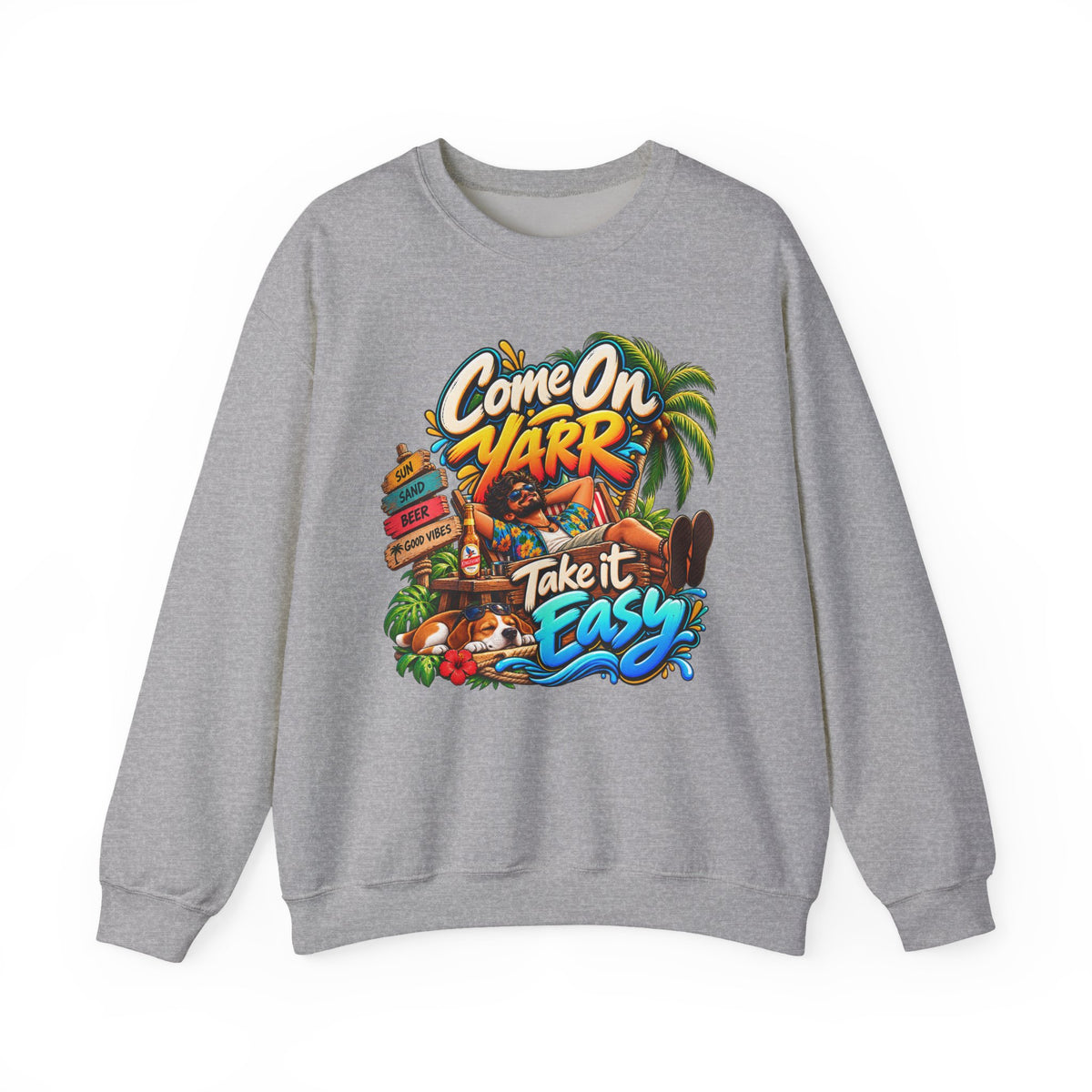 COME ON YARR / TAKE IT EASY Crewneck Sweatshirt — product image 4