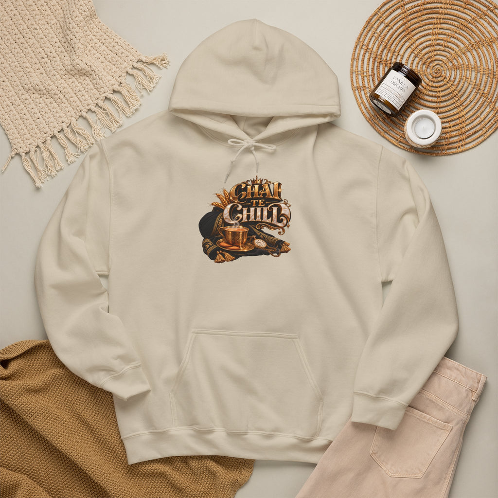 The Chill Coffee Graphic Hoodie | Autumn Leaves Pullover