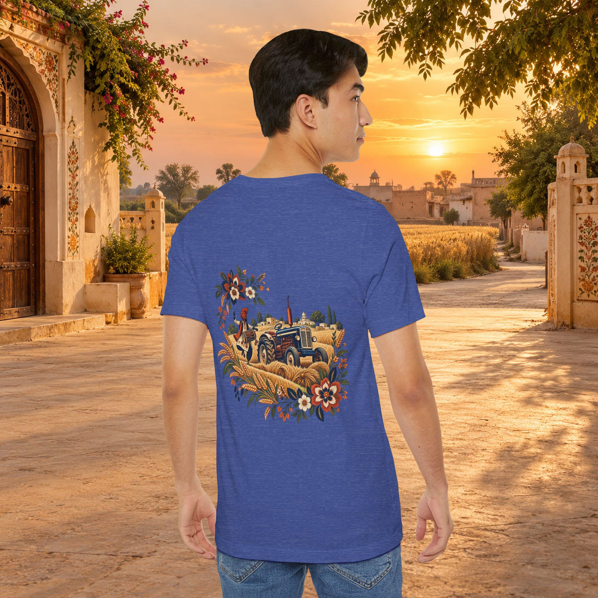 Boho Folk Drum Mandala T-Shirt