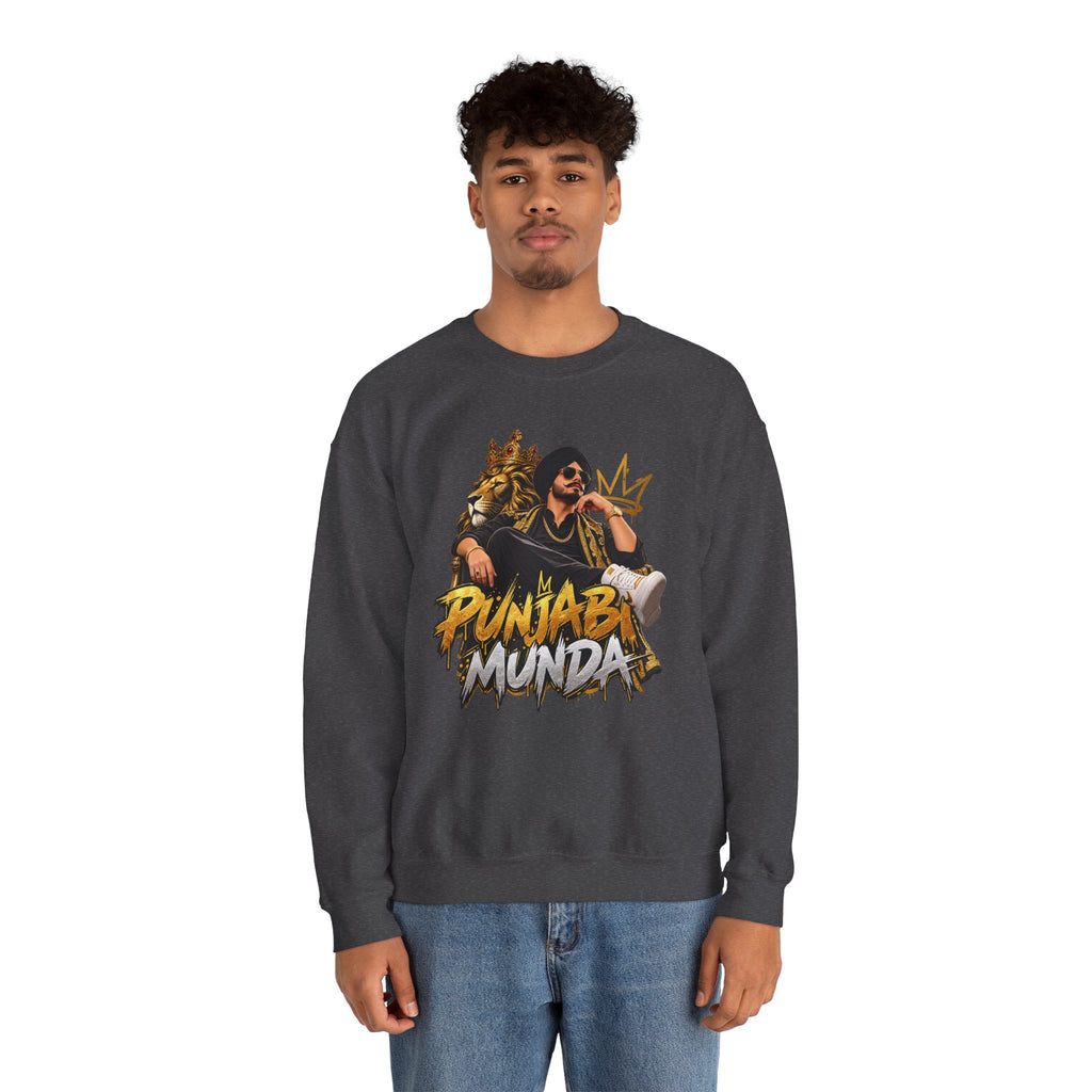 Punjabi Munda Sweatshirt | Punjabi Pride Graphic Crewneck