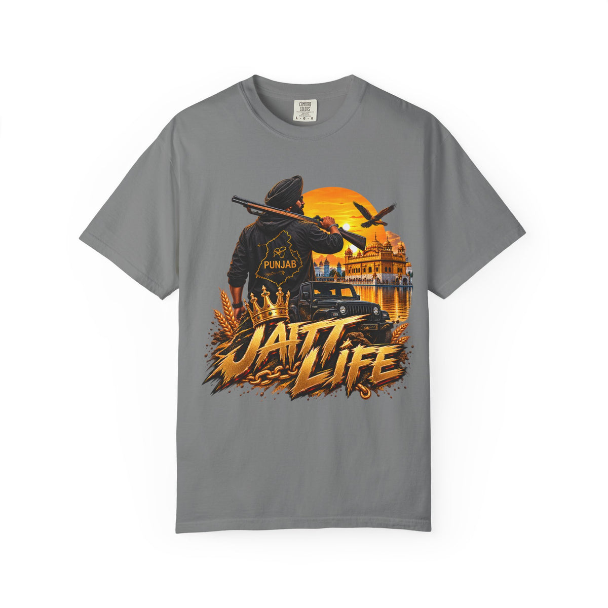 Jatt Life Punjabi Heritage Graphic T-Shirt — product image 5