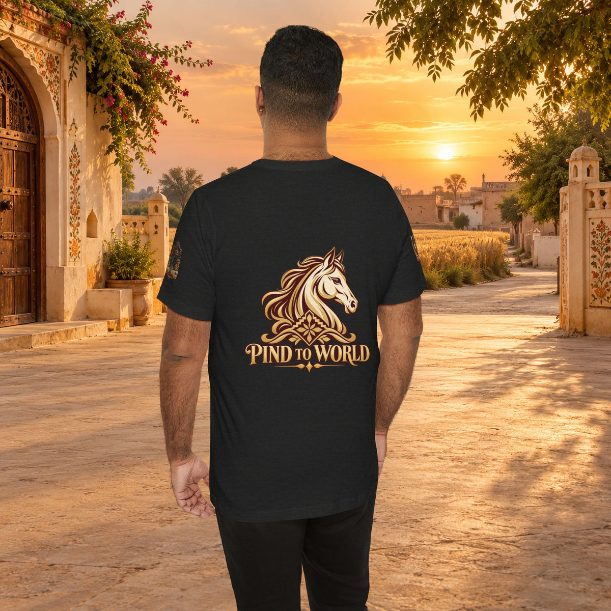 Pind to World Horse Graphic Tee