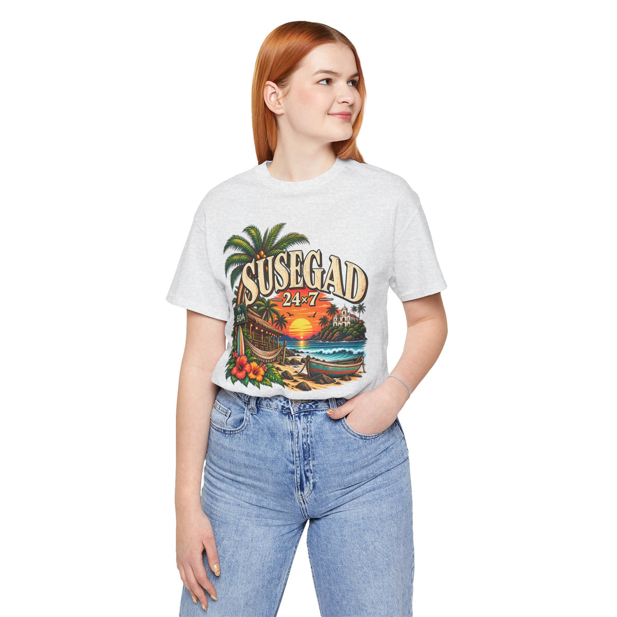 Susegad 24x7 Goa Sunset Jersey T-Shirt
