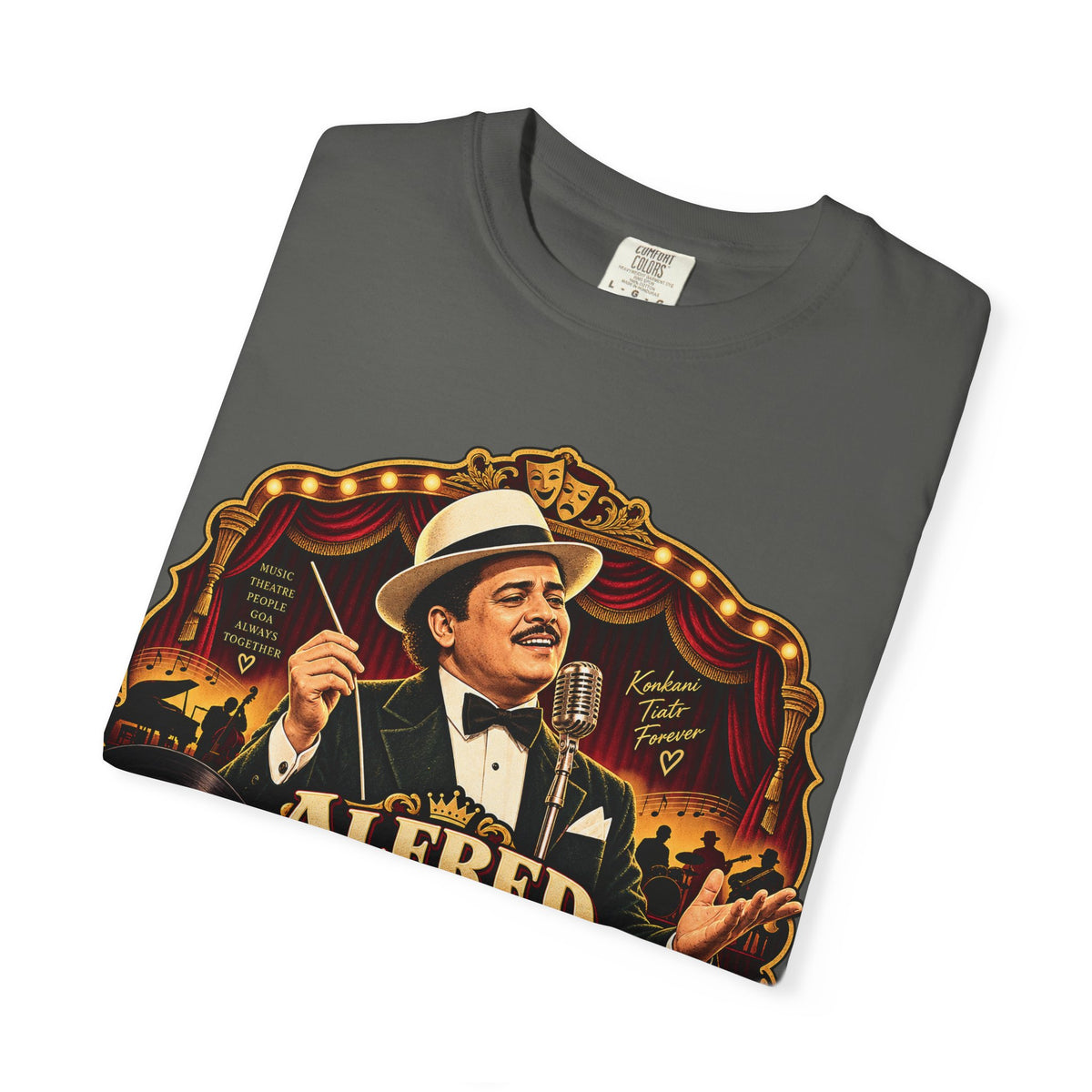 Alfred Rose Vintage Goan Music Graphic T-Shirt