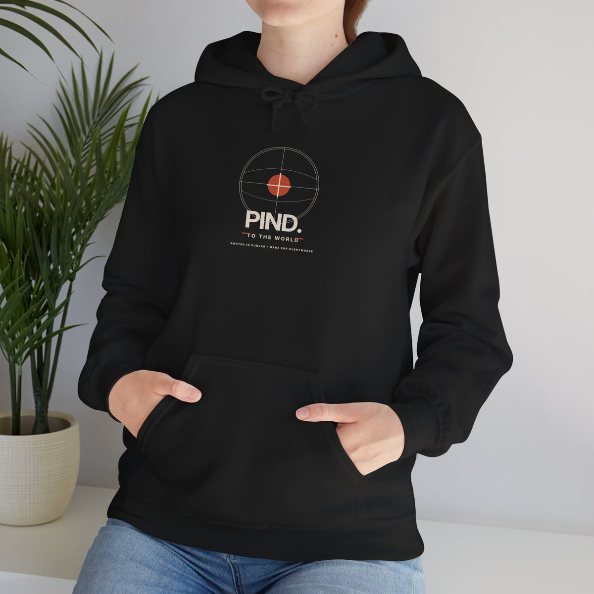 PIND. Minimalist Basketball Graphic Hoodie